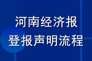 河南經(jīng)濟(jì)報(bào)登報(bào)聲明流程